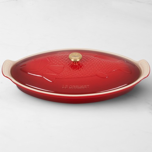Creuset stoneware oval - oval, fish