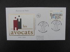 ENVELOPPE 1ER JOUR SOIE 2010 BARREAU DE PARIS (t  4512 )