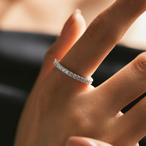 Bague diamant moissanite - bague,