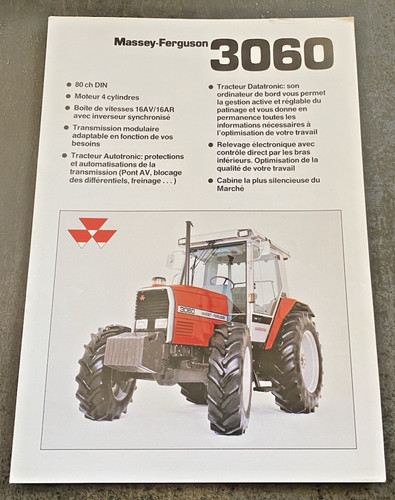 Notice publicitaire tracteur - notice,