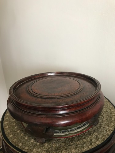 Socle support bois vase - bois,