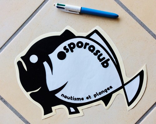 Gros autocollant sporasub - gros,