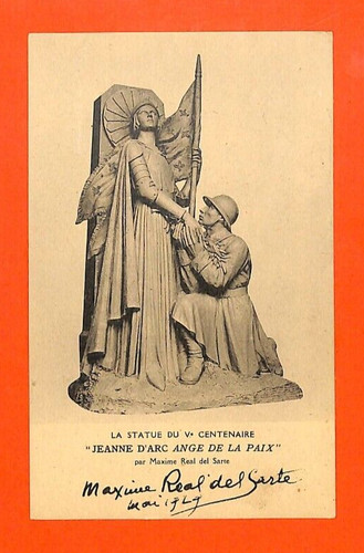 Cpa statue jeanne d - jeanne, d'