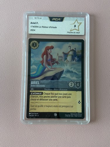 Carte disney lorcana ariel - carte,