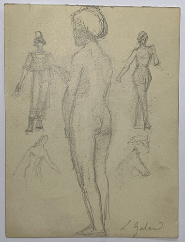Femme nue dos dessin - nue,