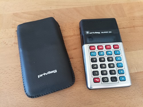 Calculatrice vintage privileg - calculatrice,
