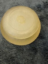 Ancien pot rond en verre