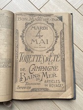 Ancien agenda Buvard du Bon Marché 1920 - Grand Magasin - Thème Alsace Lorraine