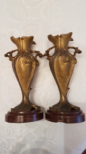 Ancienne paire petit vases - petit,