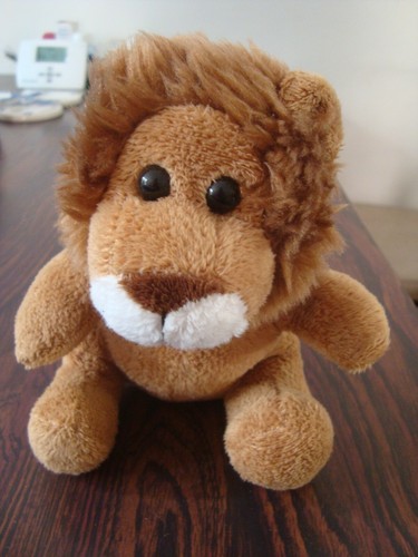 Peluche lion avec crinière - peluche, de