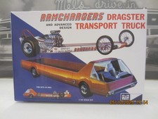 mpc  1/25 : double kit , dragster ramcharger + transporteur