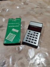Ancienne calculatrice De Poche Scolmark  Électronique Vintage 
