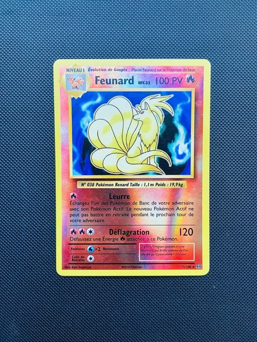Carte pokémon feunard 108 - pokémon,