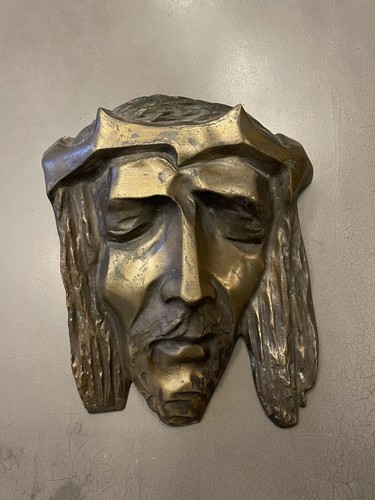 Sculpture tête christ - de, en