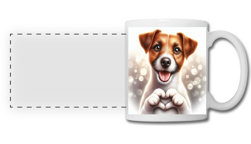 Mug personnalisable chien jack - mug,