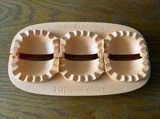 Moule Trio Chausson Tupperware Plastique Orange Cuisine