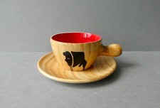 tasse céramique DLG de Grandjean Jourdan à Vallauris, signée Corsica, années 70