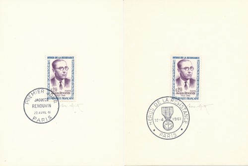 France 1961 résistant - résistant, n°