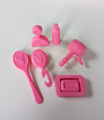 Accessoires toilette barbie - toilette,