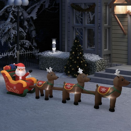 Père noël gonflable sur - noël,