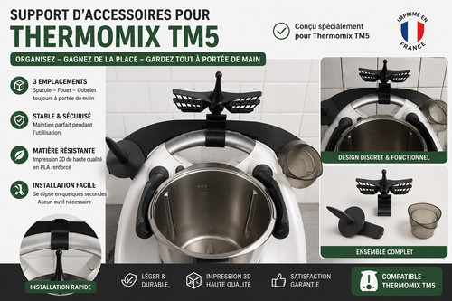 Support accessoires thermomix - support,