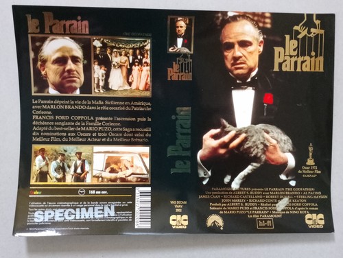 Jaquette vhs parrain - jaquette,