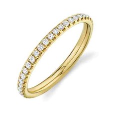 14K or Jaune Diamant Bague
