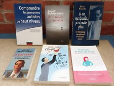 6 livres autisme Asperger haut niveau Tammet Schovanec De l'amour en Autistan