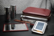 Trousse de soin vintage – Nécessaire de toilette en cuir