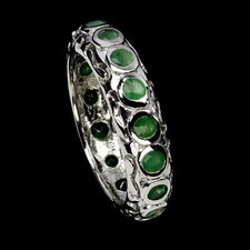 925 Bague en Argent Rond