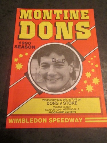 Programme speedway wimbledon - -,