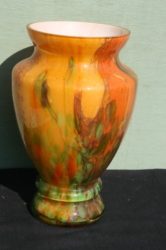 Grand vase verre coloré la - verre,