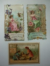 Lot images chromo gaufrées