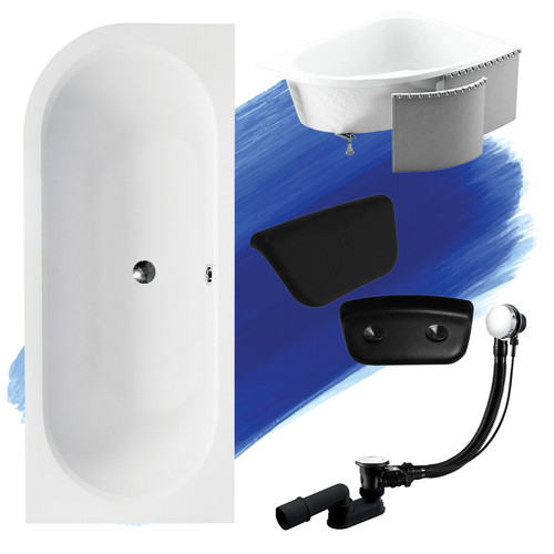 Baignoire angle avita 160x75 - baignoire,