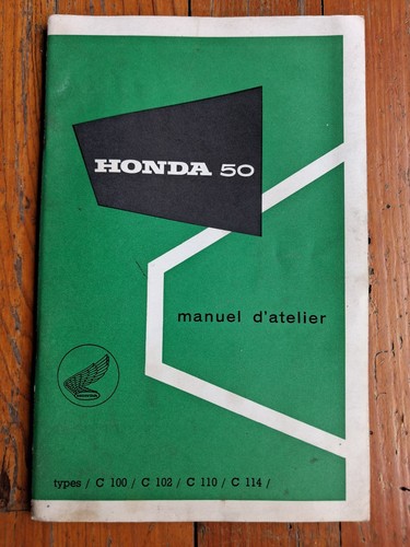 Manuel atelier honda - honda, c110