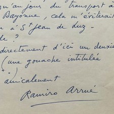 Ramiro Arrué accepte