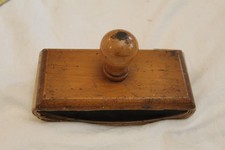 tampon buvard bois ancien vintage bureau collection à bascule