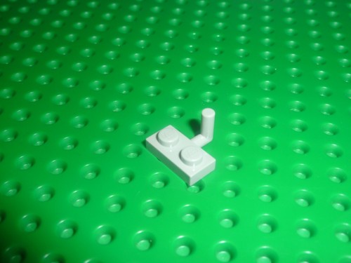 Lego oldgray plate 1x2 - lego,