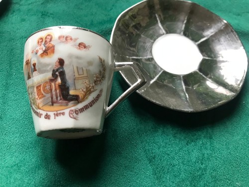 Tasse cafe interieur argent - a, cafe/interieur