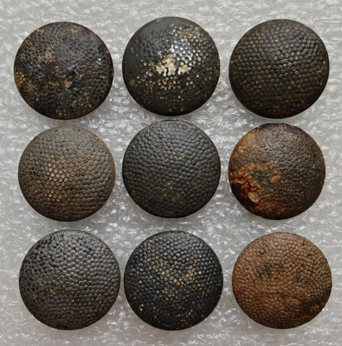 Lot boutons zinc - de,