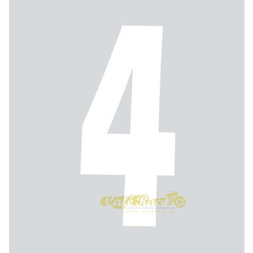 Numéro blanc tableau - 4,