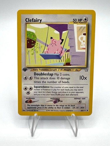 Carte pokémon clefairy 1ère - carte,