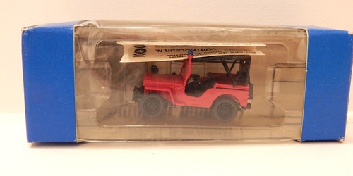 Roco jeep willys - pompier, neuve