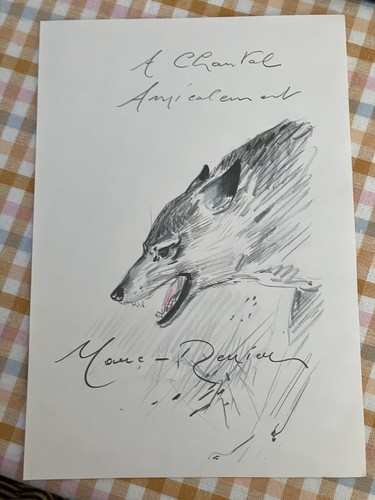 Marc renier loup dédicace - -,