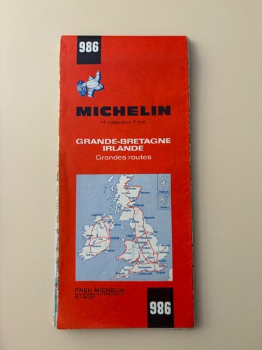 Ancienne carte michelin 986 - ancienne, n°986