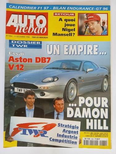 Auto hebdo 1064 12 1996 - auto,