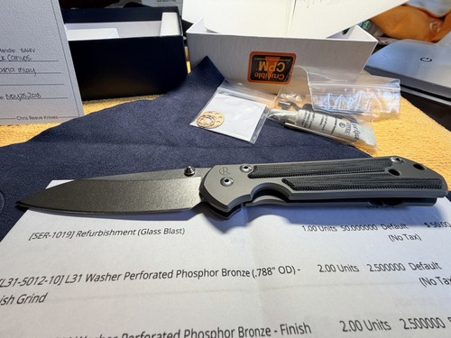Chris reeve knife large - chris,