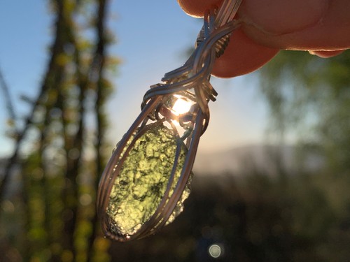 Véritable moldavite cristal - véritable,