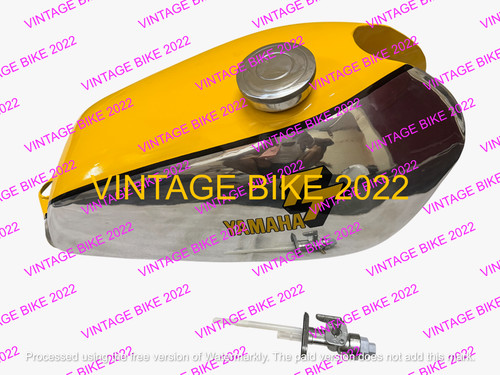 Yamaha 500 jaune chrome - tt,