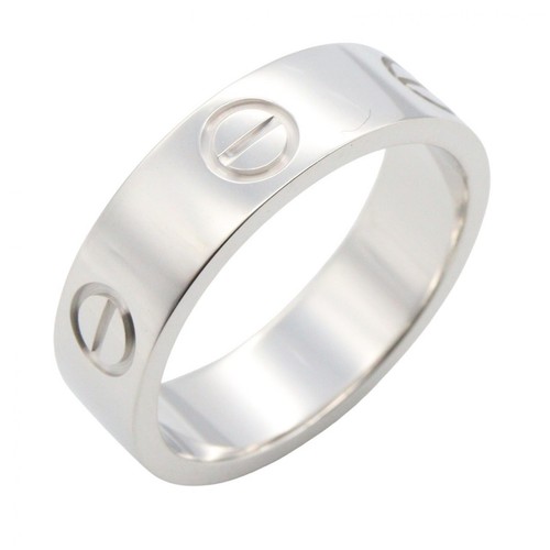 Bague cartier love blanc - or,